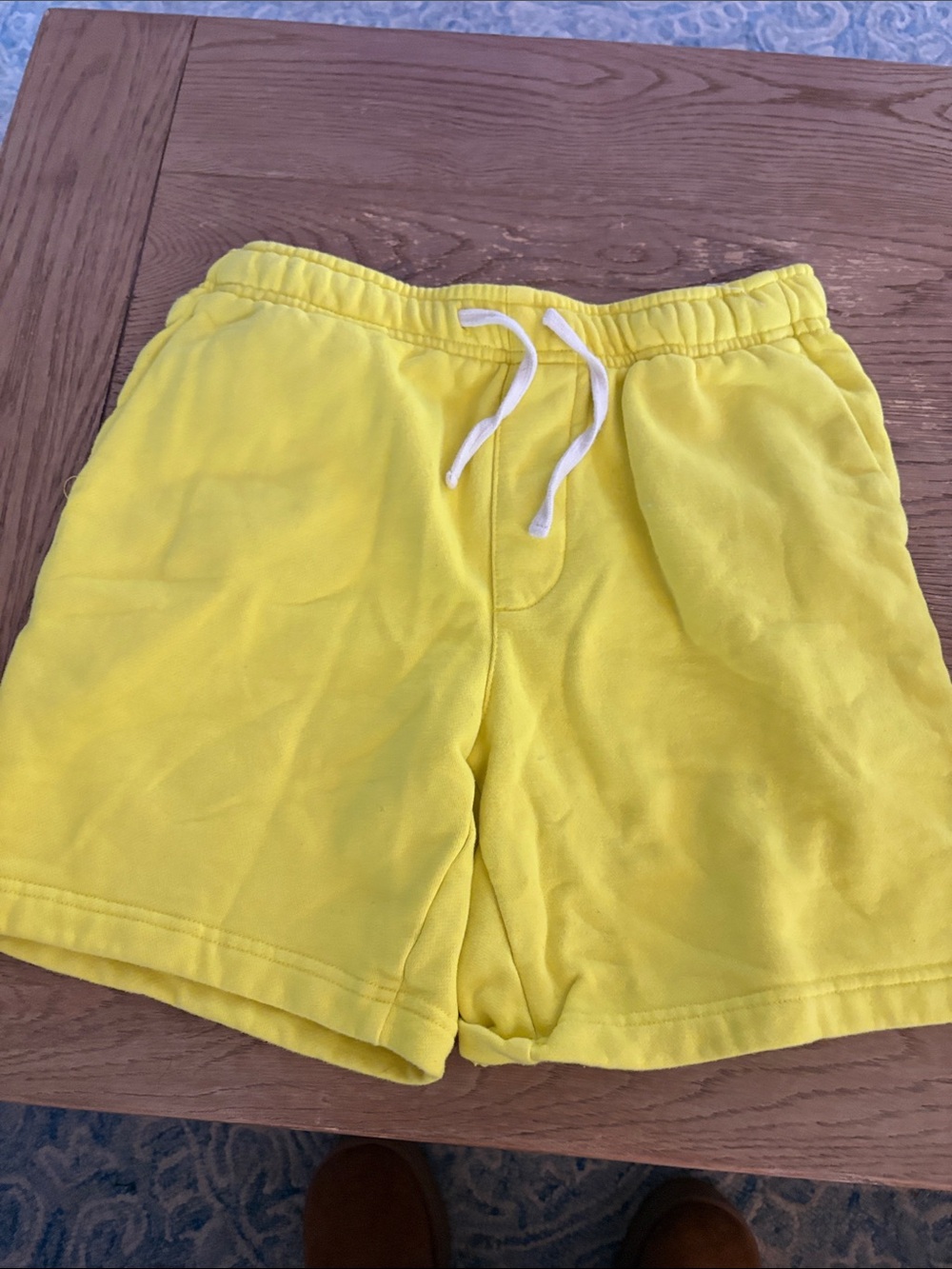 PacSun Yellow Athletic Drawstring Shorts